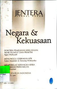 Image of Jentera: Negara dan Kekuasaan
