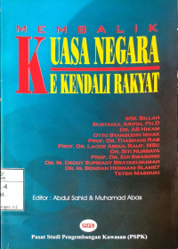 Image of Membalik Kuasa Negara ke Kendali Rakyat
