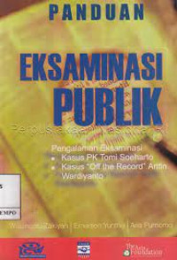 Image of Panduan Eksaminasi Publik