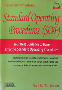 Pedoman Penyusunan Standard Operating Procedurs (SOP)