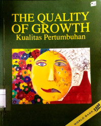 Image of The Quality of Growth/Kualitas Pertumbuhan