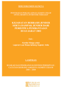 Image of Penyerahan Perkara kepada Komite Cedaw untuk Meminta Intervensi terhadap Kejahatan Berbasis Jender dari Peristiwa Pembantaian di Gujarat 2002